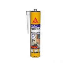 Mastic-colle sikaflex pro 11 fc blanc pistolable polyuréthane oui non multi-supports, béton/maçonnerie, bois et dérivés, caoutchouc, carrelage, cérami