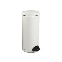 Poubelles à pédale sanelia poubelle à pédale sanelia blanc blanc 1 pièce(s) 30 litre(s) à pédale - sn rossignol