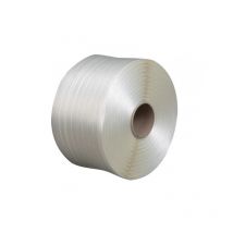 Feuillard textile fil à fil feuillard textile 13 mm - résistance 380 kg 1 bobine(s) de 1100 mètre(s) linéaire - bba emballages