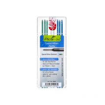 Mines assorties - 3 bleues, 3 vertes, 2 blanches mines assorties - 3 bleues, 3 vertes, 2 blanches 1 étui(s) de 8 pièce(s) - pica marker