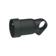 Fiches femelles plastique 2p+t prolongateur 2p+t 16 a noir 1 pièce(s) femelle 250 v 16 a 2p+t - legrand snc