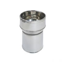 Raccords poêle-tubage inox raccord poêle-tubage inox ø 125 mm x 155/161 1 pièce(s) - tolerie emaillee nantaise