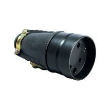 Fiche et prolongateur 3p+t 20 a prolongateur caoutchouc 3p+t à sortie droite noir 1 pièce(s) femelle 250 v 20 a 3p+t sortie droite - legrand snc