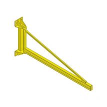 Potences murales 1 pièce(s) potence murale triangulée 180° 150 kg - 2 m - levac