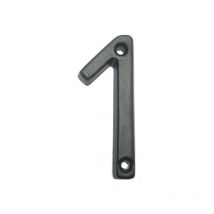 Chiffres à visser aluminium chiffre 8 petit baton aluminium noir 2 vis 60 x 40 mm 1 sachet(s) de 1 pièce(s) - select hardware france