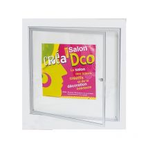 Vitrines d'affichage intérieur extra-plate vitrine extra-plate - 635 x 671 mm - capacité 6 x a4 1 pièce(s) - sata