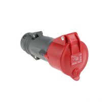 Fiche étanche hypra 1 pièce(s) prise mobile femelle hypra 3p+n+t plast. ip44 16a 400v femelle 16 a 400 v 3p+n+t - legrand snc