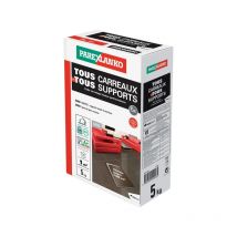 Colle tous carreaux tous supports manuelle colle carrelage tous carreaux tous supports - gris 1 paquet(s) de 5 kilogramme(s) intérieur et extérieur 30