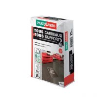 Colle tous carreaux tous supports manuelle 1 sac(s) de 25 kilogramme(s) colle carrelage tous carreaux tous supports - gris intérieur et extérieur 30 °