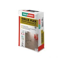 Colle flex performance - gris manuelle 1 sac(s) de 25 kilogramme(s) colle flex performance - gris intérieur et extérieur 30 °c 5 °c 25 kg carrelage -