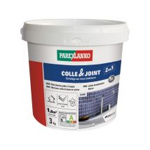 Colle et joint en pâte pour carrelage - blanc manuelle colle et joint en pâte pour carrelage - blanc 1 seau(x) de 3 kilogramme(s) 30 °c 5 °c carrelage