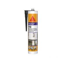 Mastic silicone - sikaseal® 110 menuiserie & vitrage pistolable non multi-supports noir silicone neutre 1 cartouche(s) de 300 millilitre(s) sikaseal®