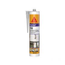 Mastic silicone - sikaseal® 110 menuiserie & vitrage incolore pistolable non multi-supports silicone neutre 1 cartouche(s) de 300 millilitre(s) sikase