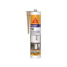 Mastic silicone - sikaseal® 110 menuiserie & vitrage beige pistolable non multi-supports silicone neutre 1 cartouche(s) de 300 millilitre(s) sikaseal®