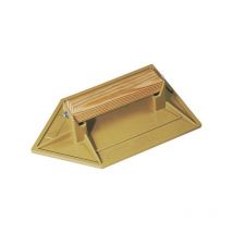 Taloches en abs jaune taloche abs jaune pointue 27 x 18 cm 270 mm 1 pièce(s) 180 mm abs taloche simple pointue - sofop taliaplast