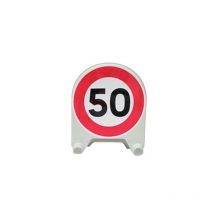 Panneaux de signalisation en polypropylène bk disque mistral bk ø850 mm "limitation vitesse 50 km/h" cl t1 1 pièce(s) réfléchissant polypropylène 850