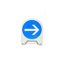 Panneaux de signalisation en polypropylène bk disque mistral bk ø 650 mm "sens obligatoire" cl t1 1 pièce(s) réfléchissant polypropylène 650 mm - nadi