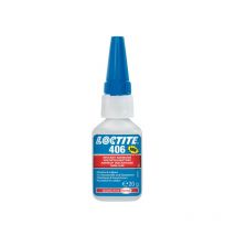 Colle loctite® 406 cyanocrylate liquide manuelle 1 à 5 secondes colle loctite® 406 sans charges caoutchouc, plastique rigide, plastique souple 1 flaco