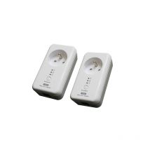 Pack 2 prises cpl 600 mbps plug 1 pièce(s) pack 2 prises cpl 600 mbps plug - ets normand optex