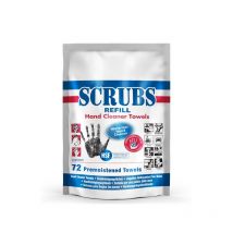 Lingettes scrubs recharge lingettes scrubs 1 sachet(s) de 72 pièce(s) - scrubs