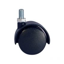Roulettes jumelées à tige filetée 1 pièce(s) roulette à tige filetée - ø 30 mm - m8 8 mm non 46 mm 20 kg polyamide 30 mm tige filetée 15 mm pivotante