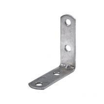 Equerre chaise bouts ronds acier zingué (10) 1 blister(s) de 10 unité(s) équerre de chaise bouts ronds 25 x 25 x 15 mm - acier zingué 15 mm 25 mm acie