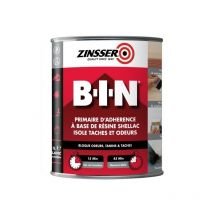 Primaire isolant taches et odeurs b-i-n® impression masquante isolante zinsser® bin blanc white spirit brosse/rouleau, pistolet sans air 24 heure(s) b