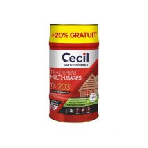 Traitement multi-usages tx203 traitement multi-usages tx203 supports neufs ou sains courante brosse/rouleau acrylique 24 heure(s) eau 5 m²/l 1 intérie