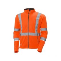 Veste polaire hv uc-me 200 - 300 g entre 1 et 3 polyester veste 5xl 1 pièce(s) veste polaire hv uc-me orange/noir t5xl noir, orange classe 1 - helly h