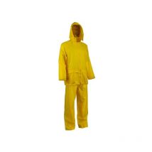 Ensembles de pluie pluvio 200 - 300 g 3xl entre 1 et 3 jaune ensemble de pluie polyester, pvc 1 pièce(s) ensemble de pluie pluvio jaune t3xl - covergu