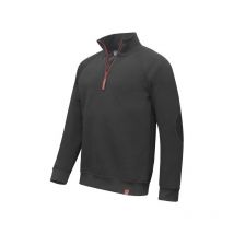 Sweat col zippé michigan 2 3xl gris 300 - 400 g coton / polyester sweat 0 1 pièce(s) sweat col zippé michigan 2 gris anthracite t3xl - concept - trico