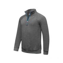 Sweat col zippé michigan 2 s gris 300 - 400 g coton / polyester sweat 0 1 pièce(s) sweat col zippé michigan 2 gris chiné ts - concept - tricots