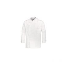 Vestes unicolores cuisinier veste cuisinier unicolore manches longues blanc txs blanc 200 - 300 g veste polyester / coton xs 0 1 pièce(s) - bp bierbau