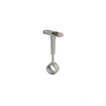 Support de plafond pour tube de penderie 1 pièce(s) supports plafond réglable rond pour tube ø19 mm - chromé rond chromé zamak 19 mm - interges.com