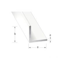 Cornières égales alu brut 1 barre(s) de 2 mètre(s) linéaire cornière égale 15 x 15 x 1,5 mm - aluminium laqué blanc - cqfd