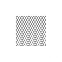 Tôles décoratives acier brut 1 feuille(s) tôle métal déployé 1000 x 500 / 6 x 3,3 mm - acier brut - cqfd