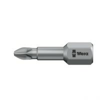 Embouts torsion® phillips® jeu d'embouts torsion philips 1x25 25 mm phillips® ph1 1 blister(s) de 2 pièce(s) - wera werkzeuge