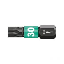Embouts impaktor® torx® embouts impaktor tx 30 x 25 mm 25 mm torx® t30 1 blister(s) de 1 pièce(s) - wera werkzeuge