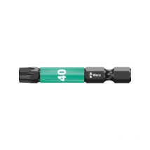 Embouts impaktor® torx® embouts impaktor long tx 40 x 50 mm 50 mm torx® t40 1 blister(s) de 1 pièce(s) - wera werkzeuge