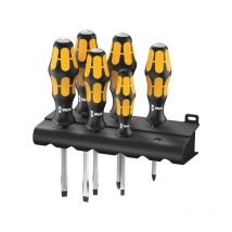 Jeu de tournevis kraftform jeu de tournevis kraftform 1 jeu(x) de 6 pièce(s) rack 6 - wera werkzeuge