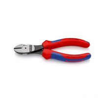 Pinces coupantes démultipliées pince coupante démultipliée bi-mat. 160 mm 160 mm 1 pièce(s) bi-matière acier atramentisé pince coupante diagonale 2.5