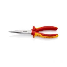 Pince à bec 1/2 rond isolée 1000 v pince à becs demi-ronds isolée 1000v 200 mm 200 mm 1 pièce(s) bi-matière oui - knipex werk