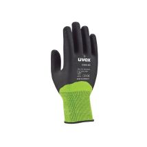 Gants fibre de verre bambou c500 xg gants c500 xg t9 agressions mécaniques 9 oui lycra, mousse, nitrile, polyamide 1 sachet(s) de 10 paire(s) - uvex h