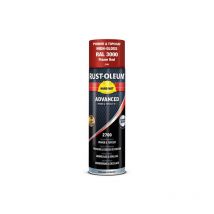 Aérosol de peinture antirouille hard hat® advanced 1 heure(s) 1 aérosol(s) de 500 millilitre(s) ral 3000 rouge feu aérosol peinture antirouille - rou