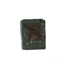 Bâche renforcée 140g/m² bâche renforcée 140g/m² 8x12m vert 12 m 1 pièce(s) polyéthylène 1 m 8 m 140 g/m² - baobag