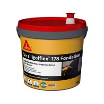 Enduit d'imperméabilisation fondations igolflex® 1 bidon(s) de 25 litre(s) enduit d'imperméabilisation igolflex® mur extérieur enduit 25 litre(s) - si