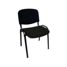 Chaise visiteur en tissu noir 5.3 kg 1 pièce(s) chaise visiteur en tissu - noir 810 mm tissu 546 mm 570 mm - mobika