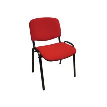 Chaise visiteur en tissu rouge 5.3 kg 1 pièce(s) chaise visiteur en tissu - rouge 810 mm tissu 546 mm 570 mm - mobika