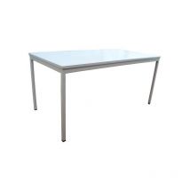 Table polyvalente gris 25 kg 1 pièce(s) table polyvalente 1400 x 750 x 800 x 19 mm - gris 800 mm 750 mm 19 mm 1400 mm polyvalente mélaminé - mobika