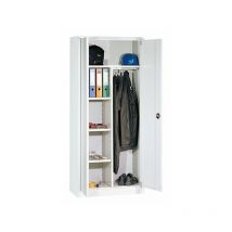 Armoire penderie et rangement 1800 x 800 x 500 mm - gris gris 1 pièce(s) armoire penderie et rangement 1800 x 800 x 500 mm - gris métal 500 mm 800 mm